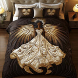 Golden Grace 3-Piece Bedding Set