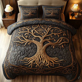 Set di lenzuola imbottite a 3 pezzi - Albero della Vita