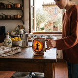 Tazza 3D fatta a mano – Design di strega e gatto