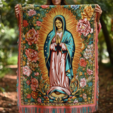 Abbraccio Celeste - coperta intrecciata