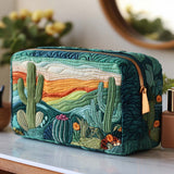 Hot Sands Quilted Makeup Bag