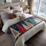 Coperta patchwork per albero di Natale per tapis roulant