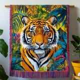 Jungle King - coperta lavorata a maglia, NCU0DV3896