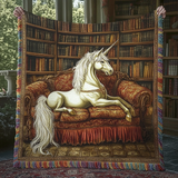 Coperta a maglia unicorno per bibliotecario NCU0DV3835