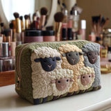 Borsa per trucco a motivo di pecore