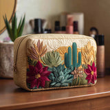 Little Prickle Quilted Makeup Bag