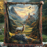Majestic Peaks -coperta lavorata a maglia