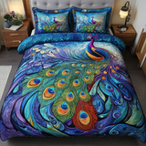 Majestic Plumes 3-Piece Bedding Set