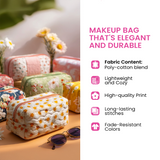 Joyful Flight Quilted Makeup Bag