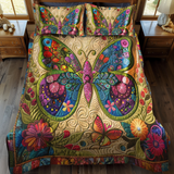 Mandala Butterflies 3-Piece Bedding Set