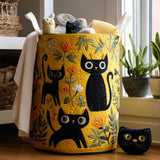 Gatto | Cesta per il Bucato Fatta a Mano
