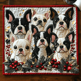Tovaglietta Magica Trapuntata Boston Terrier Felice