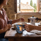 Tazze di cristallo minerale per caffè