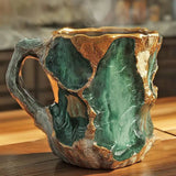 Tazze di cristallo minerale per caffè