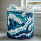 Ocean Wave Laundry Basket