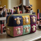 Borsa da trucco trapuntata