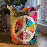 Peace in Pieces Laundry Basket