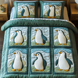 Penguin Parade 3-Piece Bedding Set