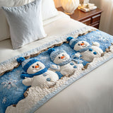 Pinguino di Neve Polare - copriletto