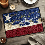 Tovaglietta Quilted Fiori a Stelle e Strisce