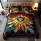 Radiant Sunflower Patch 3-Piece Bedding Set