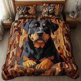 Rustic Alpha 3-Piece Bedding Set