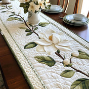 Runner da tavolo imbottito - Fiore di Magnolia Rustica