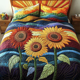 Rustic Sunlight Symphony 3-Piece Bedding Set