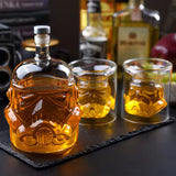 Set di Bottiglia di Whisky e Bicchieri