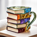 Tazza di Libro Aurora 3D Fatta a Mano