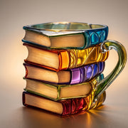 Tazza di Libro Aurora 3D Fatta a Mano