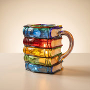 Tazza di Libro Colorata Fatta a Mano