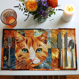 Tovaglietta Quilted per Gatti del Ciclo Stagionale
