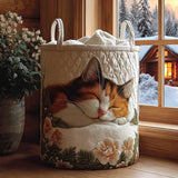 Snowy Rest Laundry Basket