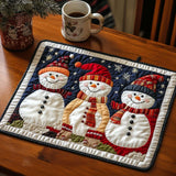 Tovaglietta Quilted Delizia del Trio Innevato