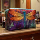 Sparkling Stream Quilted Makeup Bag
