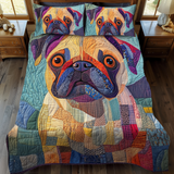 Squishy Pug Love 3-Piece Bedding Set