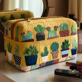 Sun Drenched Quilted Makeup Bag