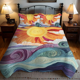 Set di biancheria da letto imbottito a 3 pezzi - Incanto Solare