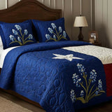 Set di biancheria da letto imbottito a 3 pezzi - Orgoglio del Texas