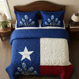 Set di biancheria da letto imbottito a 3 pezzi - Orgoglio del Texas