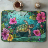 Tovaglietta Quilted Tartaruga Tranquilla e Ibisco
