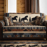 Vintage West - copertura per divano imbottita