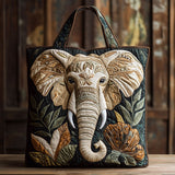 Borsa in Tessuto Trapuntata Elefante Selvaggio