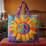 Borsa in Tessuto Trapuntata Girasole all'Alba