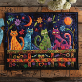 Tovaglietta Capriccio Felino Trapuntata