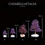 Calma – Albero della Vita in Ametista e Quarzo Chiaro