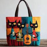 Borsa in Tessuto Gatti in Festa