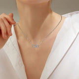 Collana Infinita in Argento per Pelosi Sempre Connessi