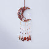 Lunya - Cattura Sole in Giada Rossa e Agata con Albero della Vita